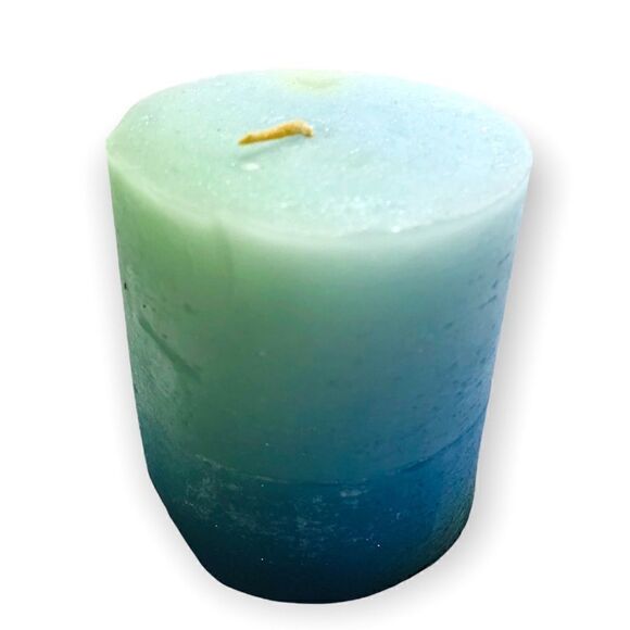 Handcrafted Timber Scented Candle (Blue) - Picture 2 of 12